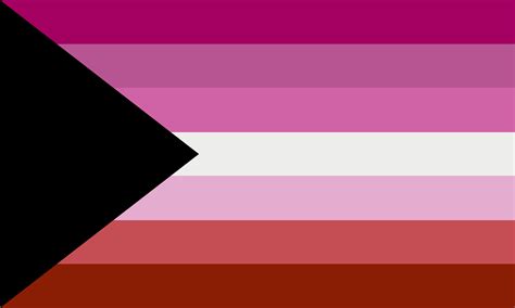 demi lesbian flag